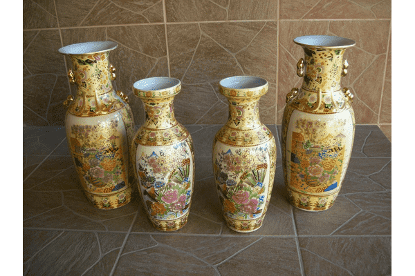 Пара інтерєрних ваз. Фарфор. Китай. (6131) - LvivMarket.net