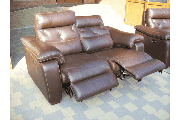 Шкіряний диван з функцією релакс (6380) - LvivMarket.net