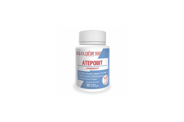 Таблетки "Атеровіт" №30 ELIXIR - ЛьвівМаркет Таблетки "Атеровіт" №30 ELIXIR - LvivMarket.net