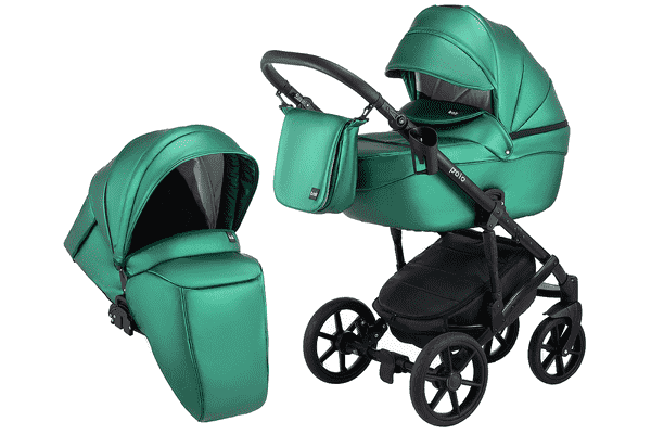 Візок 2 в 1 Bair Polo (Black) шкіра 100% ( 29) - ЛьвівМаркет Візок 2 в 1 Bair Polo (Black) шкіра 100% ( 29) - LvivMarket.net