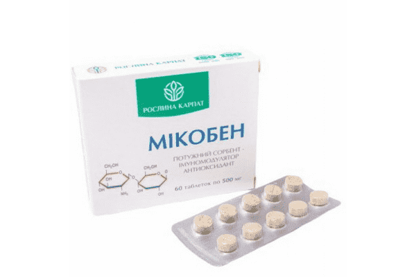 Мікобен сорбент 60 т. - ЛьвівМаркет Мікобен сорбент 60 т. - LvivMarket.net