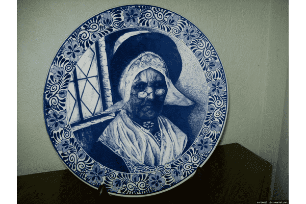 Декоративна тарілка Delft Blue  (4254/2). ДНІПРО - LvivMarket.net