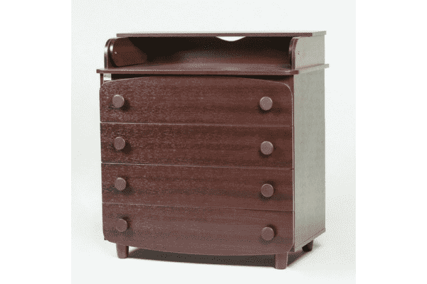 Комод-пеленатор Верес 90 см МДФ, горіх, гладкі фасади - ЛьвівМаркет Комод-пеленатор Верес 90 см МДФ, горіх, гладкі фасади - LvivMarket.net