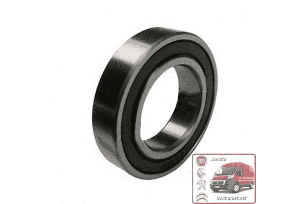 Подвесной подшипник полуоси (35x62-14 мм) Renault Trafic (2000-……) 7701071133, 7703090428, MN 101238,6007EE, SNR 6007 EE - ЛьвівМаркет Подвесной подшипник полуоси (35x62-14 мм) Renault Trafic (2000-……) 7701071133, 7703090428, MN 101238,6007EE, SNR 6007 EE - LvivMarket.net