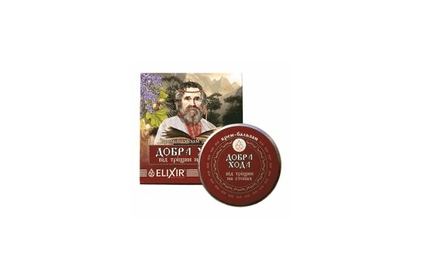 Крем-бальзам «Добра хода» від тріщин 10 мл ELIXIR - ЛьвівМаркет Крем-бальзам «Добра хода» від тріщин 10 мл ELIXIR - LvivMarket.net