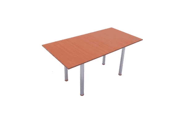 Оренда прямокутних деревяних столовів з хромованими ніжками - LvivMarket.net