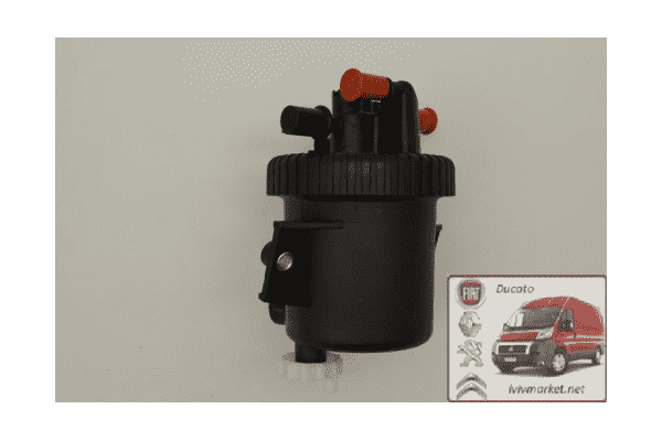 Корпус топливного фильтра 3 выхода Fiat Scudo 220 2.0 jtd (1995-2004) 9642105180,T403836,190431,9643496480,FTY25012 - ЛьвівМаркет Корпус топливного фильтра 3 выхода Fiat Scudo 220 2.0 jtd (1995-2004) 9642105180,T403836,190431,9643496480,FTY25012 - LvivMarket.net