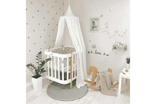 Ліжечко "Мама вклала" біло -букове - ЛьвівМаркет Ліжечко "Мама вклала" біло -букове - LvivMarket.net