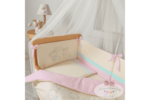 Комплект Funny Bunny рожевий - ЛьвівМаркет Комплект Funny Bunny рожевий - LvivMarket.net