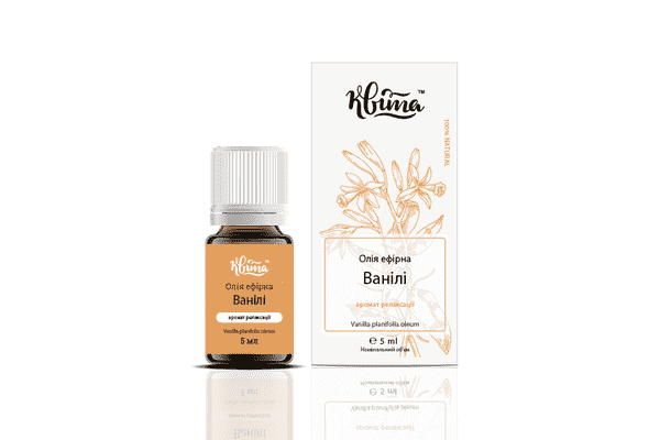 Ефірна олія Ваниль Квіта 5 мл 100% натуральна - ЛьвівМаркет Ефірна олія Ваниль Квіта 5 мл 100% натуральна - LvivMarket.net