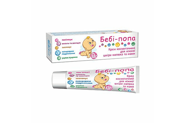 Бебі-попа®, крем дитячий, 75 г - ЛьвівМаркет Бебі-попа®, крем дитячий, 75 г - LvivMarket.net