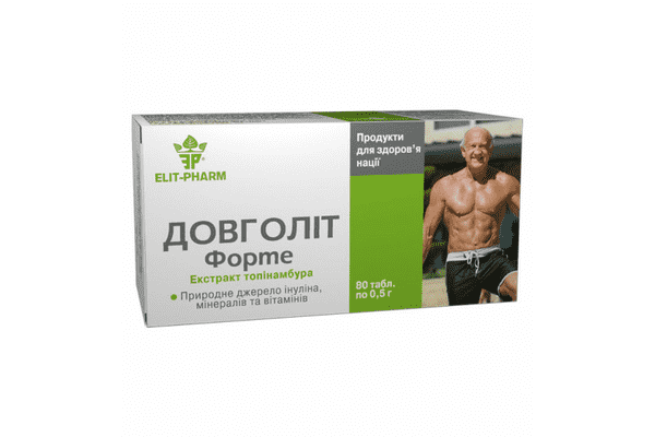 Довголіт форте №80 Elit-pharm - ЛьвівМаркет Довголіт форте №80 Elit-pharm - LvivMarket.net