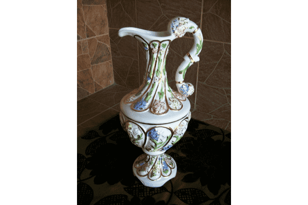 Настільна ваза- глечик Capodimonte (5980). ДНПРО - LvivMarket.net