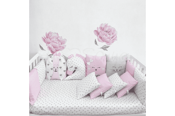 Комплект Маленька Соня Baby Design Chudiki standart рожевий без балдахіну - LvivMarket.net