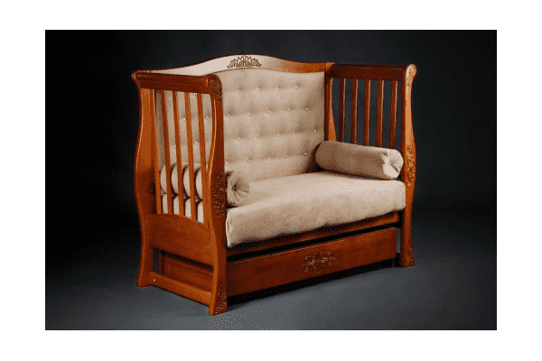 Ліжечко Glamour горіх - ЛьвівМаркет Ліжечко Glamour горіх - LvivMarket.net