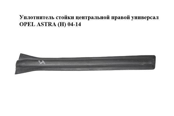 Уплотнитель  стойки центральной правой универсал OPEL ASTRA (H) 04-14 (ОПЕЛЬ АСТРА H) (13123711, 013123711) - LvivMarket.net
