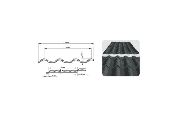 Металочерепиця крон УА - ЛьвівМаркет Металочерепиця крон УА - LvivMarket.net