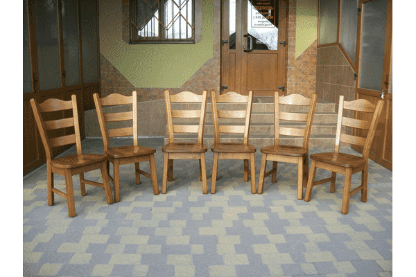 Комплект деревяних стільців (6355) - LvivMarket.net