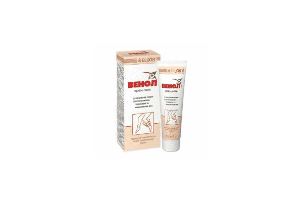 Крем-гель «Венол» 75 мл ELIXIR - ЛьвівМаркет Крем-гель «Венол» 75 мл ELIXIR - LvivMarket.net
