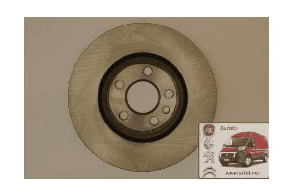 Тормозной диск вентилируемый Пежо Эксперт / Peugeot Expert (1995-2004) ABE C3P013ABE,1316323080 - LvivMarket.net