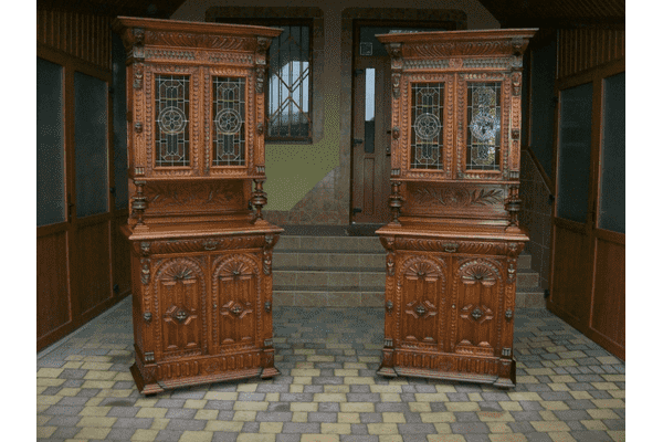 Пара антикварних буфетів Mechelense (5620) - ЛьвівМаркет Пара антикварних буфетів Mechelense (5620) - LvivMarket.net