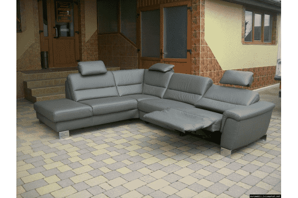 Новий шкіряний кутовий диван  (5055) - LvivMarket.net
