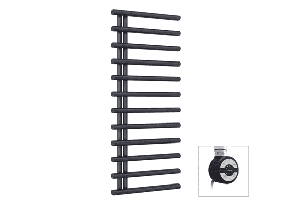 Рушникосушка електрична Radox LINX 1136x500 Black Mat, з теном MOA - ЛьвівМаркет Рушникосушка електрична Radox LINX 1136x500 Black Mat, з теном MOA - LvivMarket.net