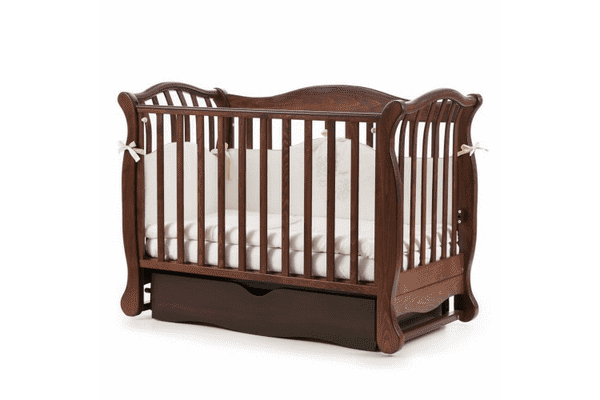 Ліжечко Верес Соня ЛД-19 горіх, маятник з шухлядою - ЛьвівМаркет Ліжечко Верес Соня ЛД-19 горіх, маятник з шухлядою - LvivMarket.net