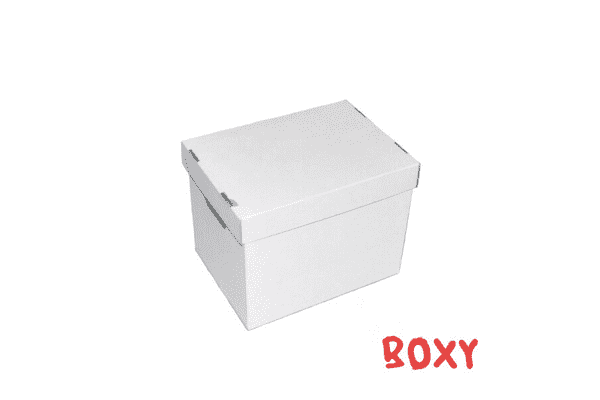 Коробка 312*236*250 мм (архівна) біла - LvivMarket.net