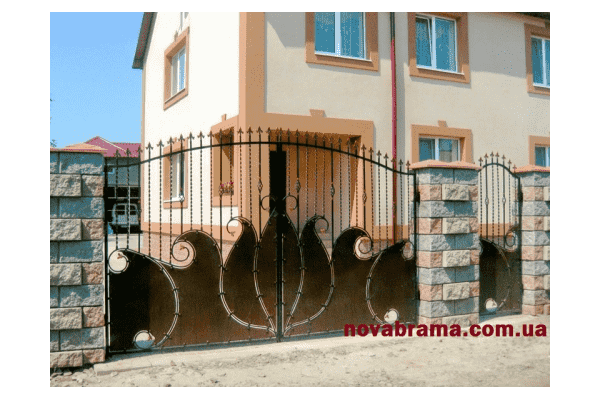 Кована брама Лілія - ЛьвівМаркет Кована брама Лілія - LvivMarket.net