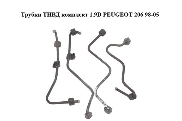 Трубки ТНВД комплект 1.9D  PEUGEOT 206 98-05 (ПЕЖО 206) (1570.81, 157081) - LvivMarket.net