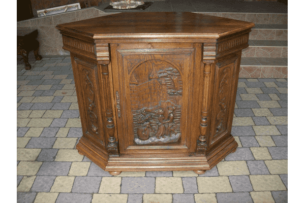 Тумба антикварна кутова (6237) - ЛьвівМаркет Тумба антикварна кутова (6237) - LvivMarket.net