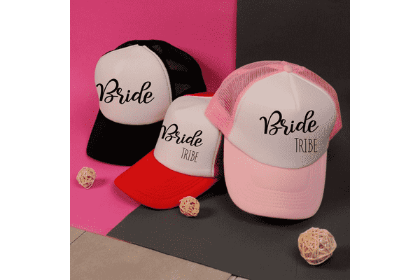 Кепка на дівич-вечір для нареченої і подружок "Bride +Bride tribe" - LvivMarket.net