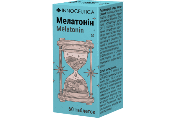 Мелатонін, таблетки по 100 мг №60 - ЛьвівМаркет Мелатонін, таблетки по 100 мг №60 - LvivMarket.net