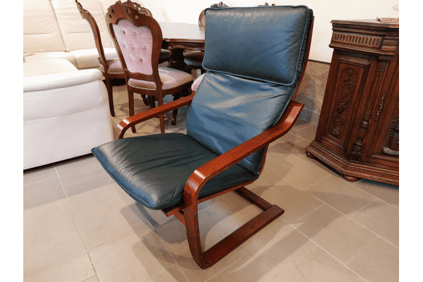Шкіряне відпочинкове крісло- релакс  (6476) - LvivMarket.net