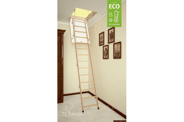Сходи на горище Long 120х60 Горищні сходи дерев’яні Bukwood - ЛьвівМаркет Сходи на горище Long 120х60 Горищні сходи дерев’яні Bukwood - LvivMarket.net