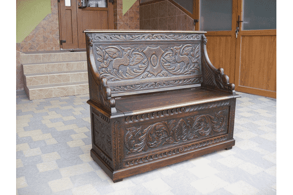 Антикварний деревяний бомбетель (5859) - ЛьвівМаркет Антикварний деревяний бомбетель (5859) - LvivMarket.net