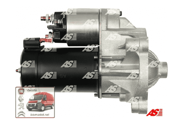 Стартер Peugeot — Boxer (1994-2002) 1.9D / TD / 2.0HDI 98> (MITSUBISHI) M000T82081, AS CS1244 - LvivMarket.net