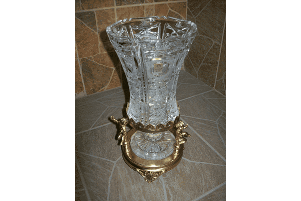 Кришталева ваза- цукерниця  (5907) - LvivMarket.net