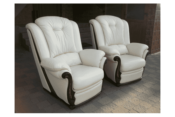 Комплект мяких шкіряних крісел (3981). ДНІПРО - LvivMarket.net