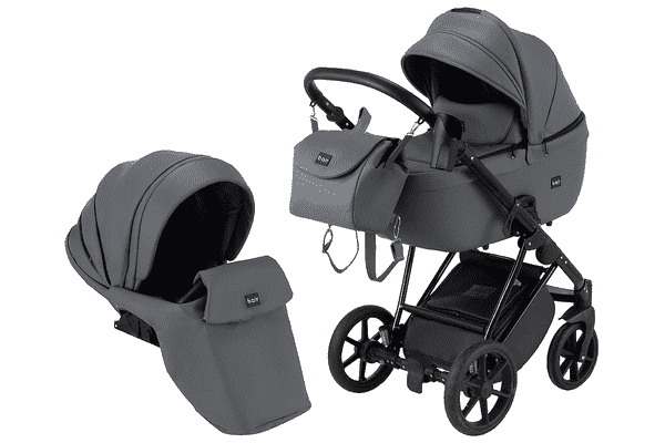 Візок 2 в 1 Bair Infinity шкіра 100% BI-2233-AMO graphite (графіт) - ЛьвівМаркет Візок 2 в 1 Bair Infinity шкіра 100% BI-2233-AMO graphite (графіт) - LvivMarket.net