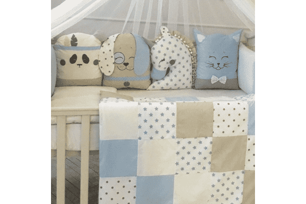 Комплект Маленька Соня Baby Design Chudiki Classic голубий  без балдахіну - ЛьвівМаркет Комплект Маленька Соня Baby Design Chudiki Classic голубий  без балдахіну - LvivMarket.net