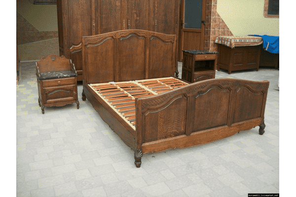 Ліжко Луї + 2 тумбочки (5015/2) - LvivMarket.net