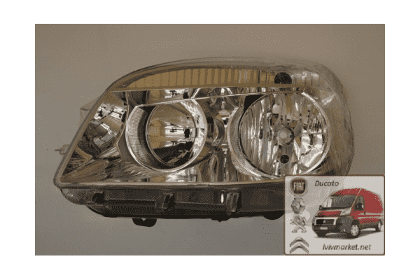 Фара передняя левая Fiat Doblo (2005-2009) 661-1150L-LD-EM - ЛьвівМаркет Фара передняя левая Fiat Doblo (2005-2009) 661-1150L-LD-EM - LvivMarket.net