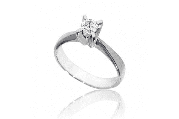 Перстень на заручини з діамантом - LvivMarket.net