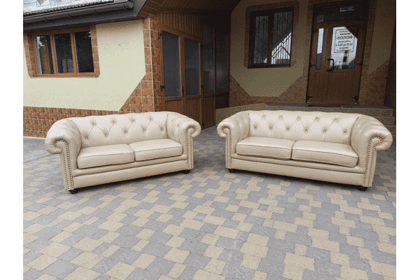 Шкіряний комплект мяких меблів в стилі CHESTERFIELD (6591) - ЛьвівМаркет Шкіряний комплект мяких меблів в стилі CHESTERFIELD (6591) - LvivMarket.net