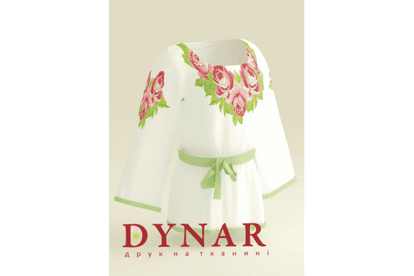 Заготовка жіночого плаття під вишивку бісером Троянди нові - LvivMarket.net