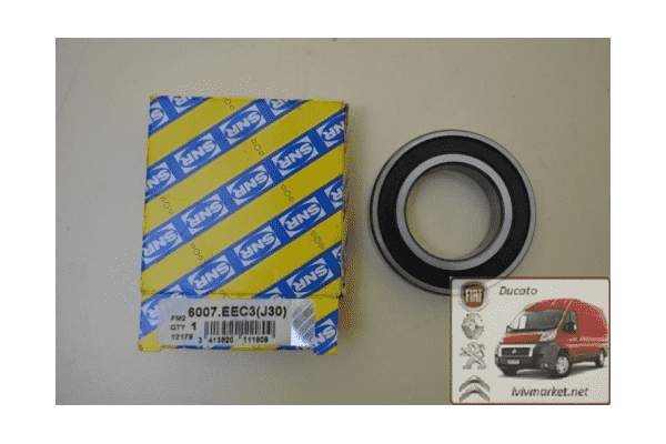 Подвесной подшипник полуоси Пежо Эксперт / Peugeot Expert II (2004-2006) SNR 6007EEC3 J30,6007.EE,3247 06,7703066381, 7700112085, FE21985, LCCP 07255,7703090428 - ЛьвівМаркет Подвесной подшипник полуоси Пежо Эксперт / Peugeot Expert II (2004-2006) SNR 6007EEC3 J30,6007.EE,3247 06,7703066381, 7700112085, FE21985, LCCP 07255,7703090428 - LvivMarket.net