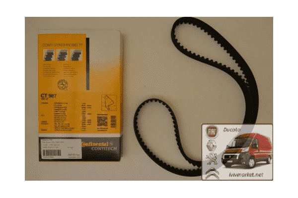 Ремень ГРМ Ситроен Джампер / Citroen Jumper II (2002-2006) CONTITECH CT 987,0816 A9, 141 HTDP 25, FE17765, 9463380680, 9400816969 - ЛьвівМаркет Ремень ГРМ Ситроен Джампер / Citroen Jumper II (2002-2006) CONTITECH CT 987,0816 A9, 141 HTDP 25, FE17765, 9463380680, 9400816969 - LvivMarket.net