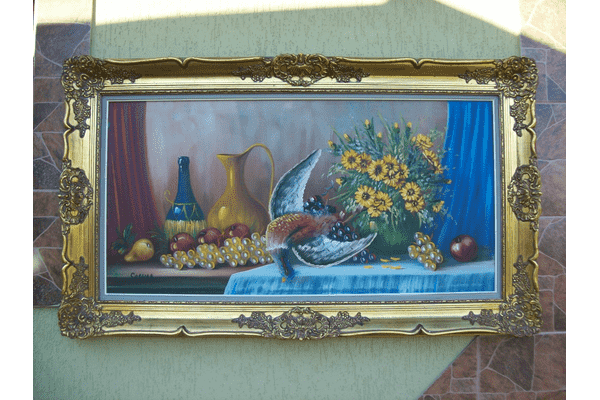 Картина Натюрморт з фазаном і фруктами (5878) - LvivMarket.net